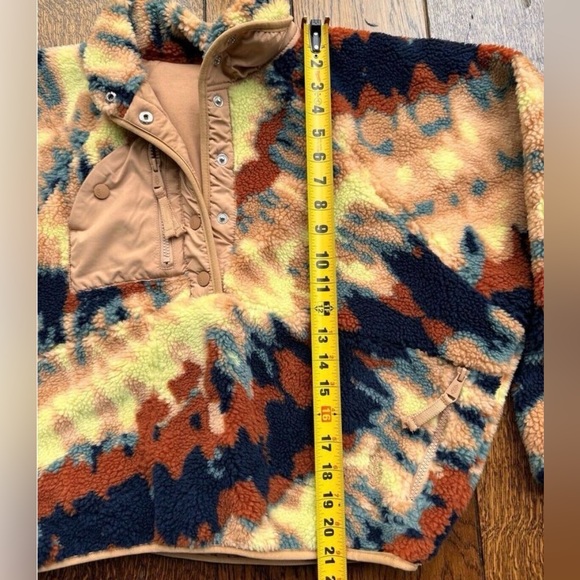 Free People Hit the Slopes Pullover Oasis Combo Aurora Jacket XS - Picture 9 of 10
